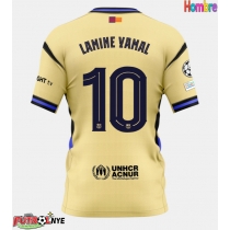 Camiseta Barcelona Lamine Yamal #10 Visitante Equipación 2025-26 manga corta